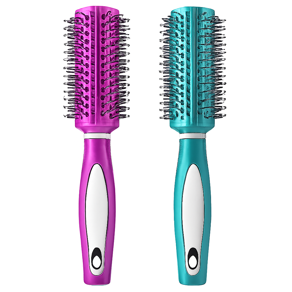 Round Hairbrush Set – Volumizing Styling Brushes with Ergonomic Grip