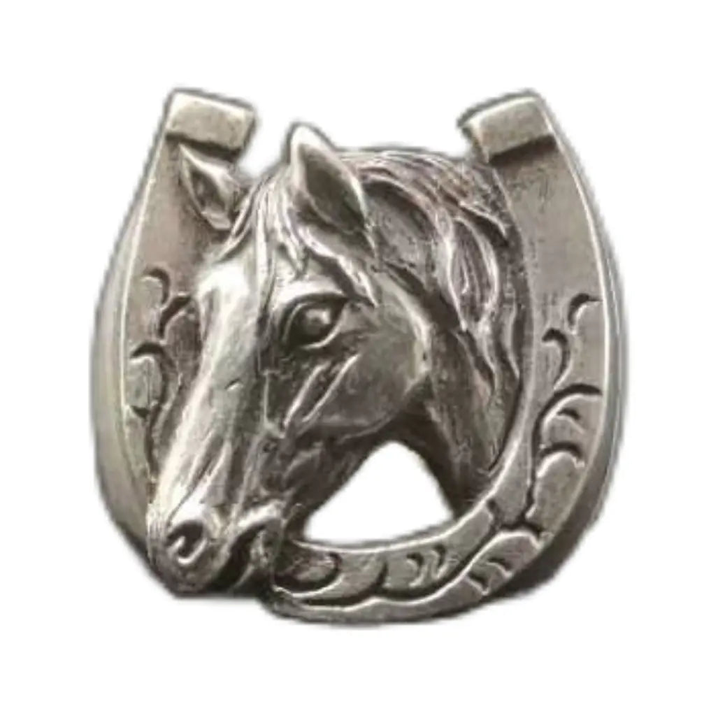 Thai Silver Tangcao Horseshoe Zodiac Ring