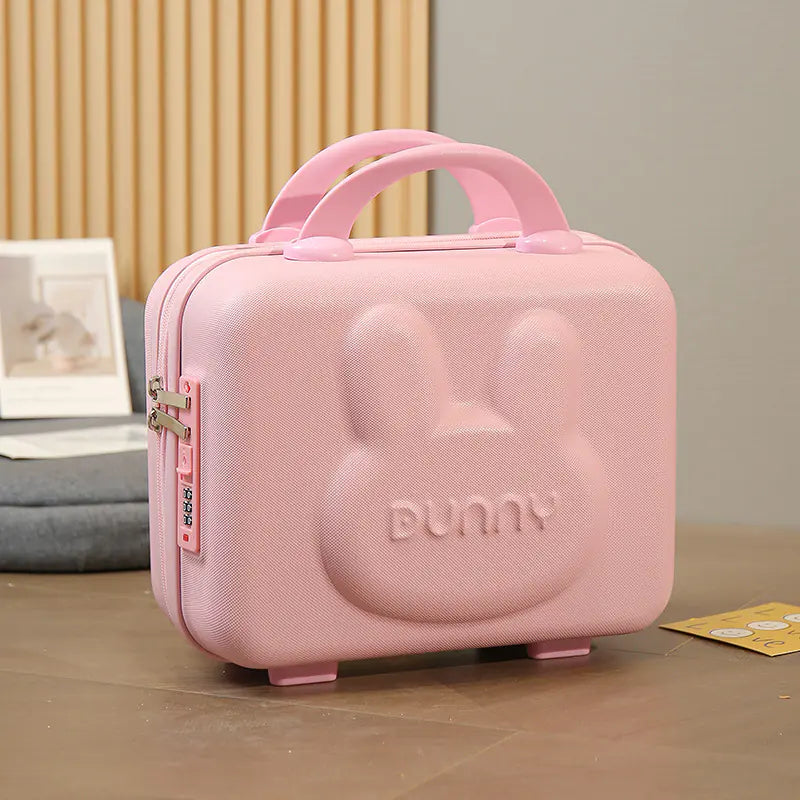 14-Inch Mini Bear Makeup Case with Handle