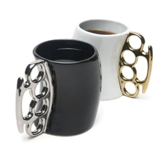 Couple Boxing Cups - Ceramic Coffee Fist Mugs