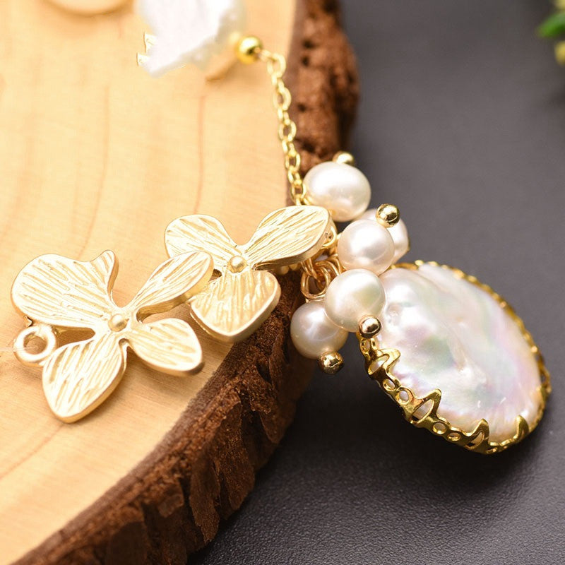 GLSEEVO Natural Baroque Freshwater Pearl Bracelet Set