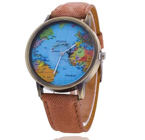 Denim Fabric Women's Watch