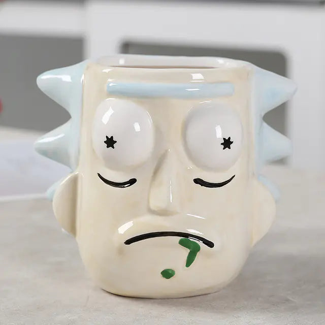 Rick and Morty 3D Large Capacity Ceramic Mugs