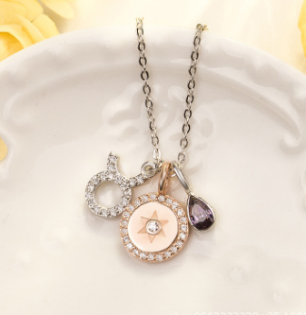 Zodiac Constellation Necklace, Choker, Fashion Jewelry