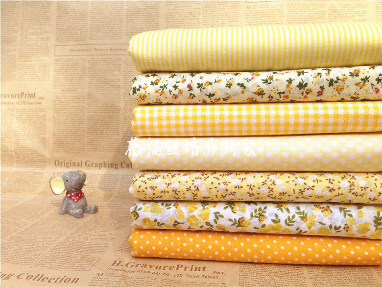 Floral Cotton Fabric with Small Print Design
