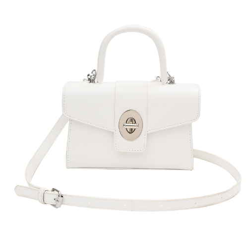 Cowhide Fashion Beaded Women's Messenger Handbag