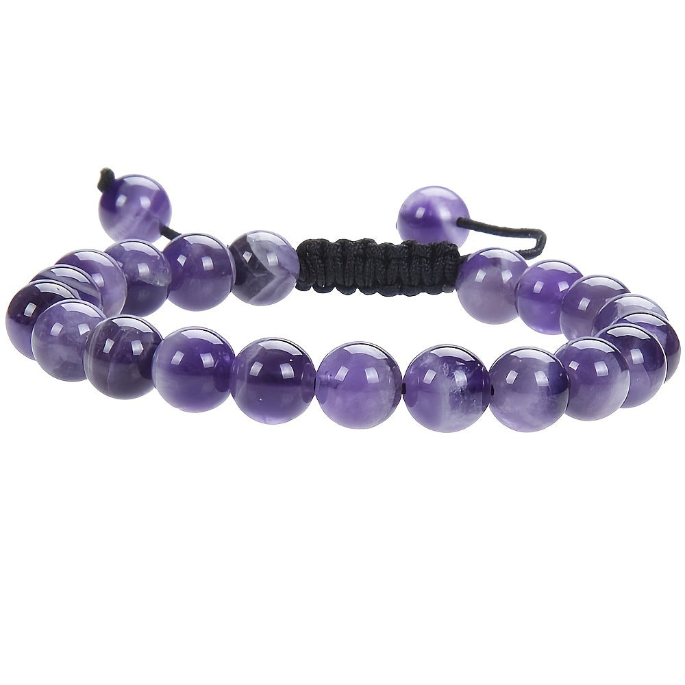 Natural 8mm Healing Crystals Stretch Bracelet