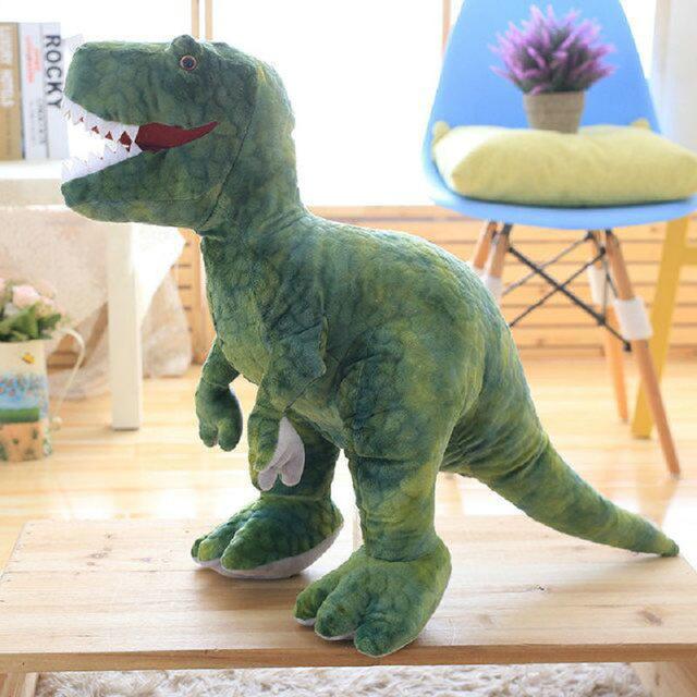 Plush Dinosaur Figures T-Rex Triceratops for Kids