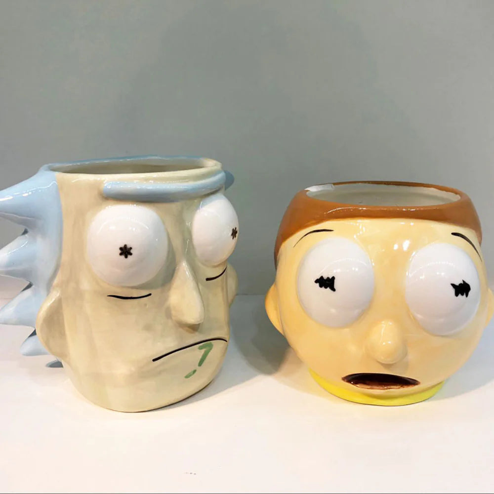 Rick and Morty 3D Large Capacity Ceramic Mugs