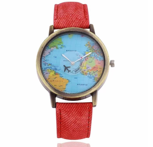 Denim Fabric Women's Watch