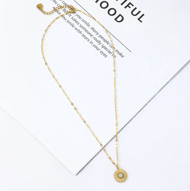 Sun Stainless Steel Necklace