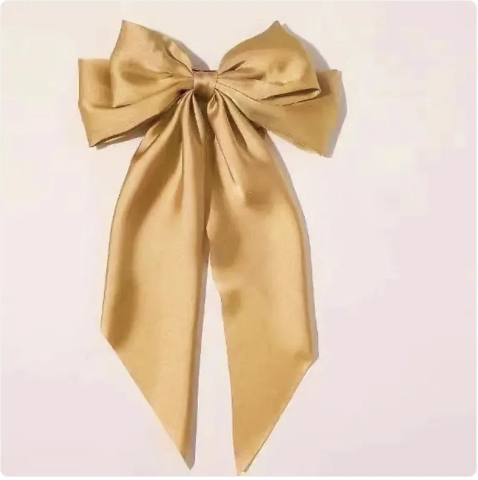 Red Big Bow Hairpin