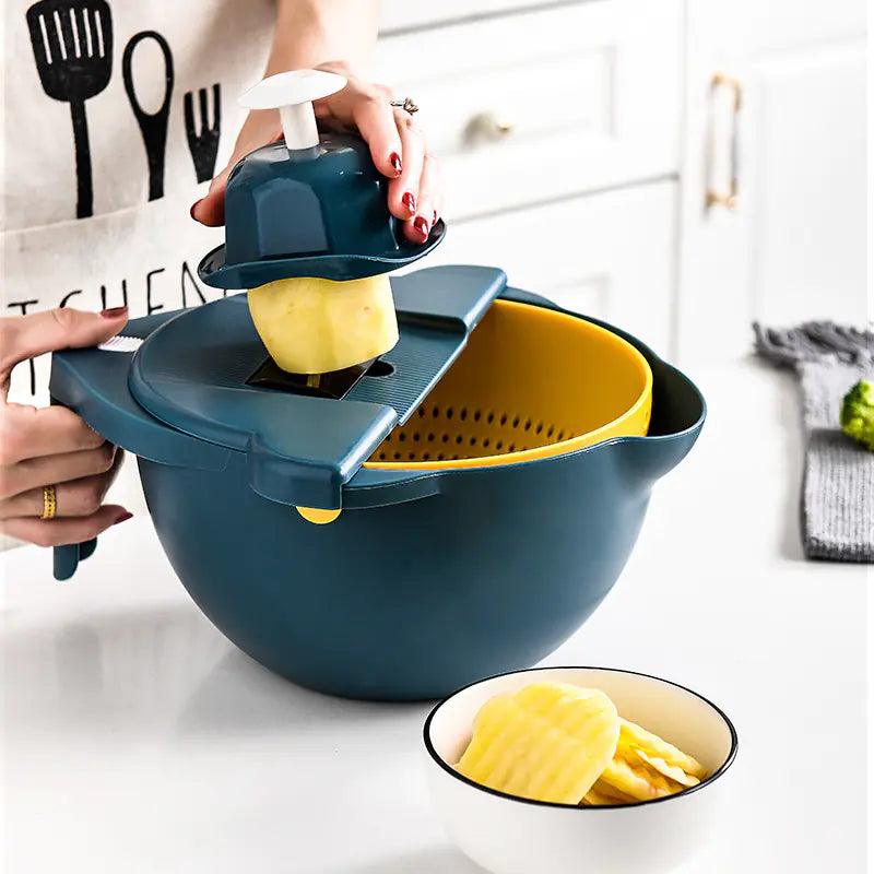 Multifunctional Vegetable Shredder and Slicer for Kitchen