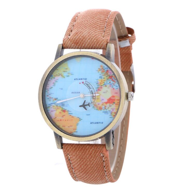 Denim Fabric Women's Watch