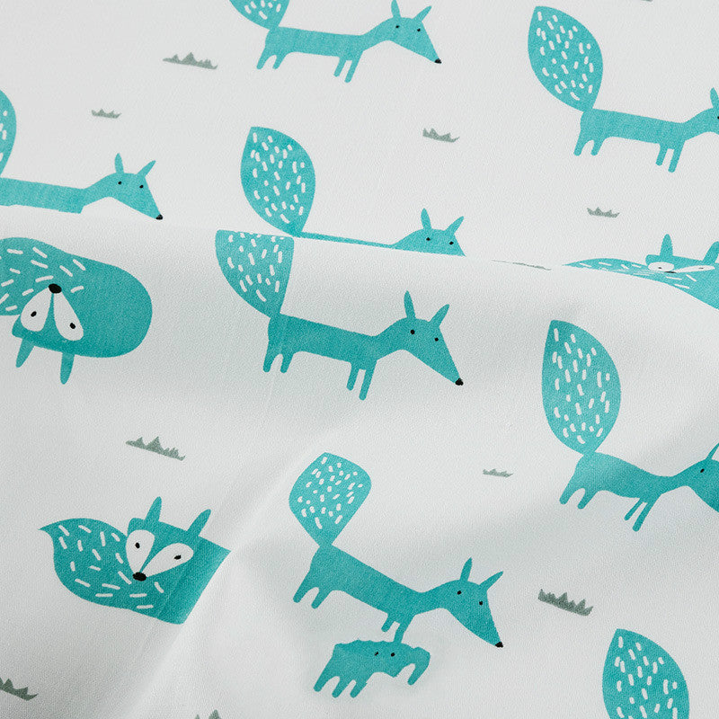 100% Cotton Twill Cartoon Print Fabric and Pillowcase