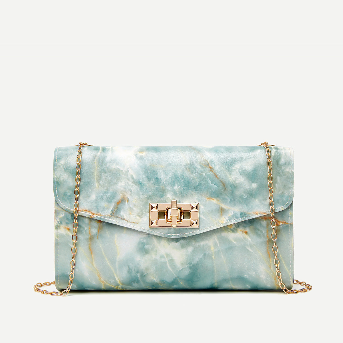 Snake Print PU Fabric Clutch Bag and Coin Purse