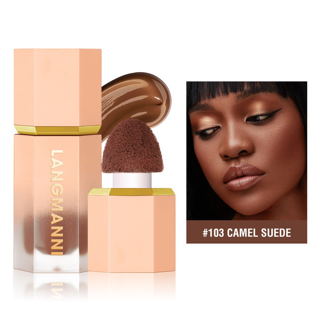 Langmanni Three-Color Liquid Repair Foundation Makeup