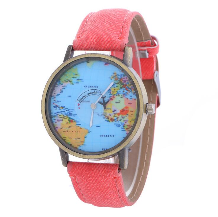 Denim Fabric Women's Watch