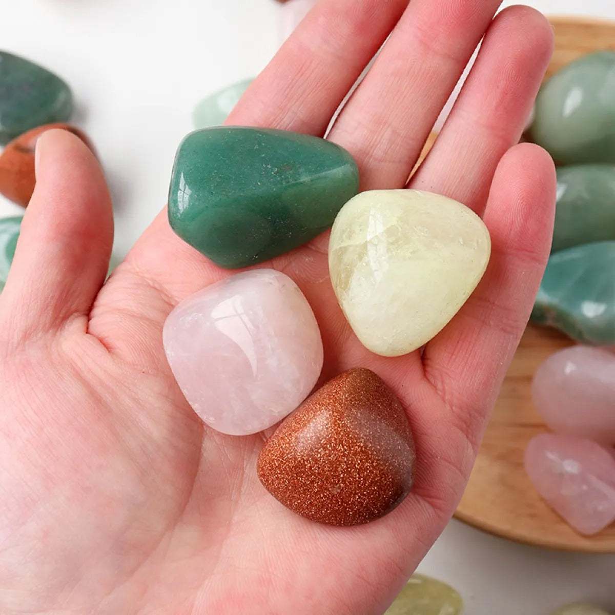 Crystal Polished Tumbled Stone Decorative Ornaments