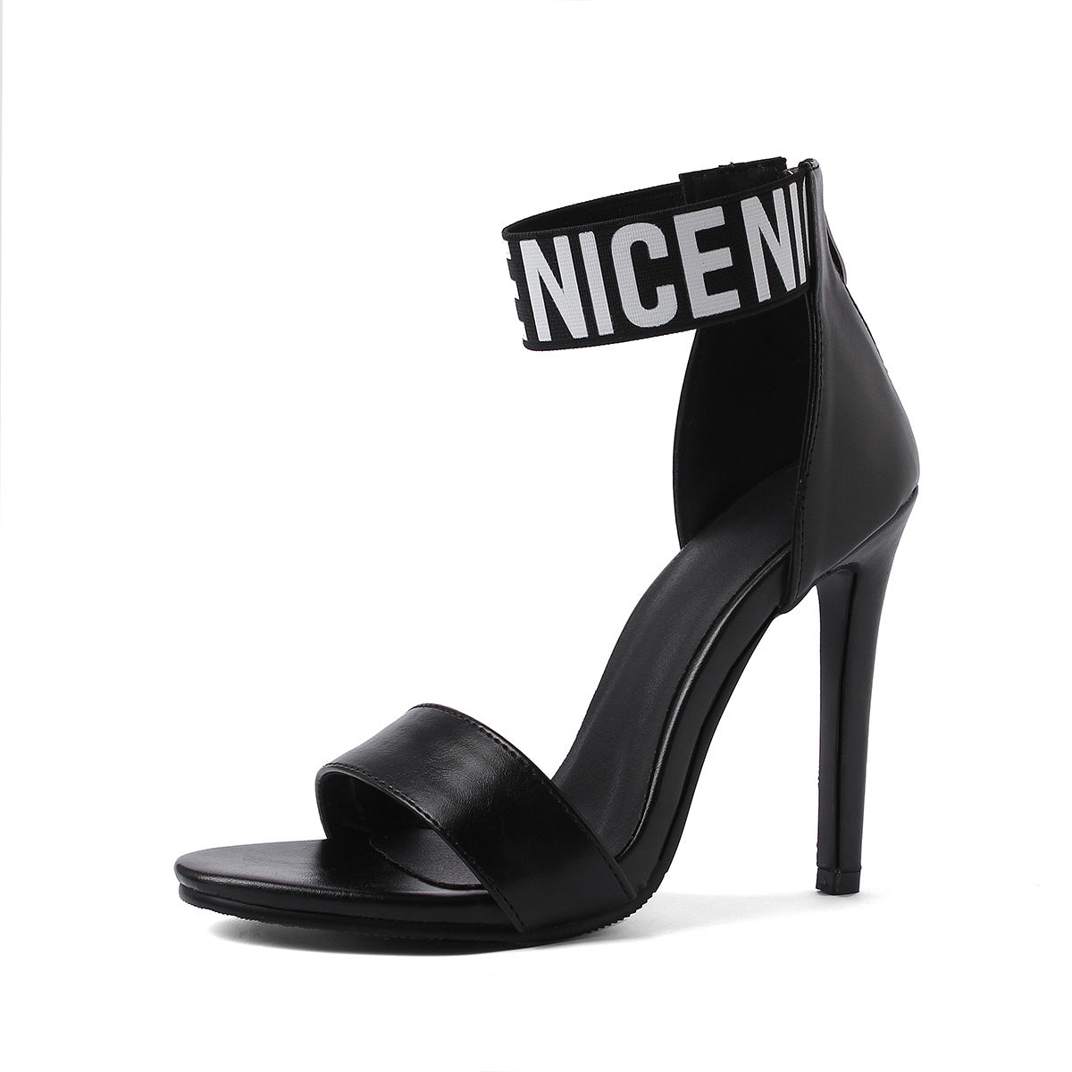 Open-Toe High Heels