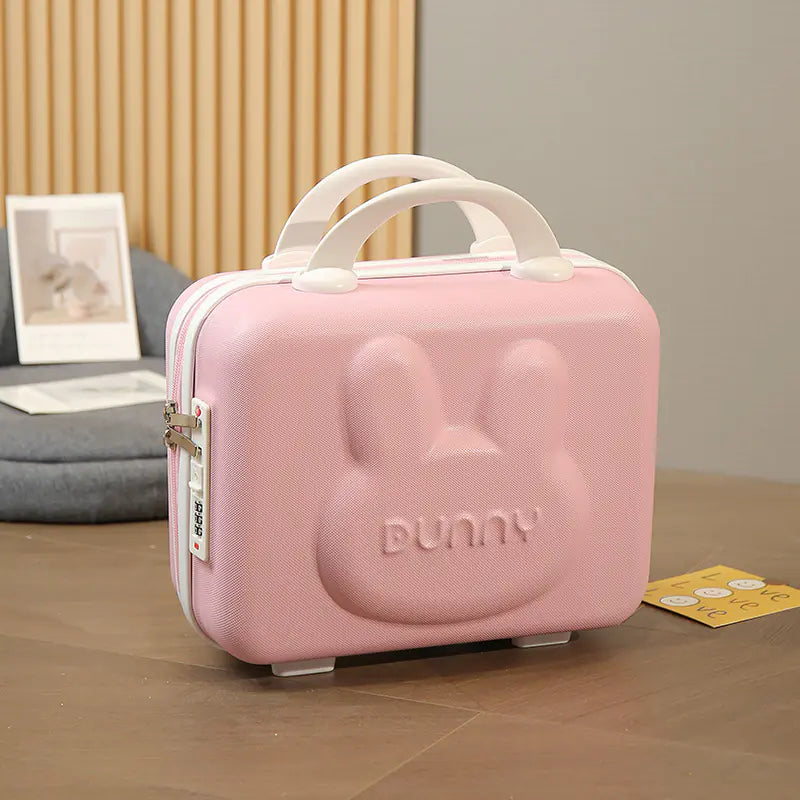 14-Inch Mini Bear Makeup Case with Handle