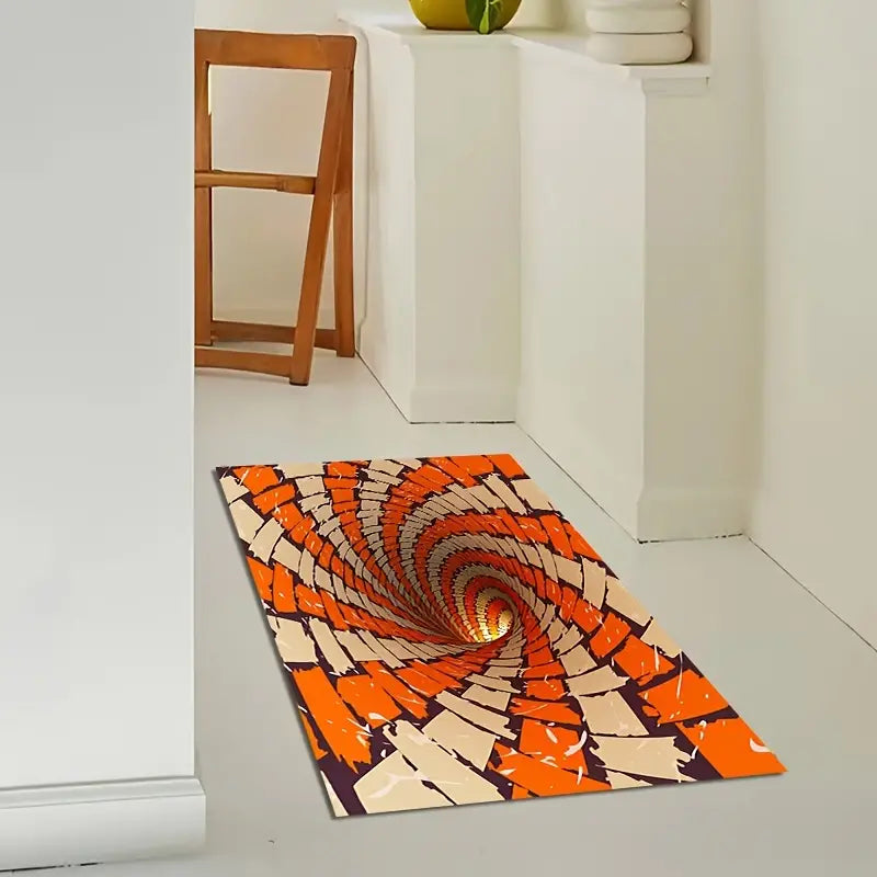 1pc Creative Geometric Illusion Carpet for Home Decor