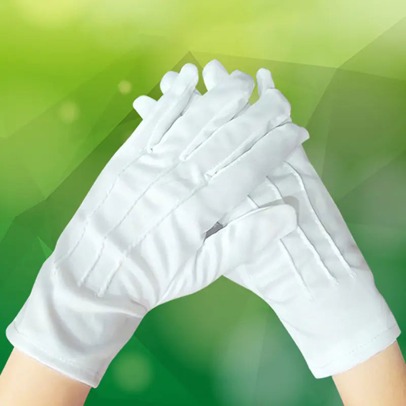 Children's White Gloves for Dance and Gymnastics