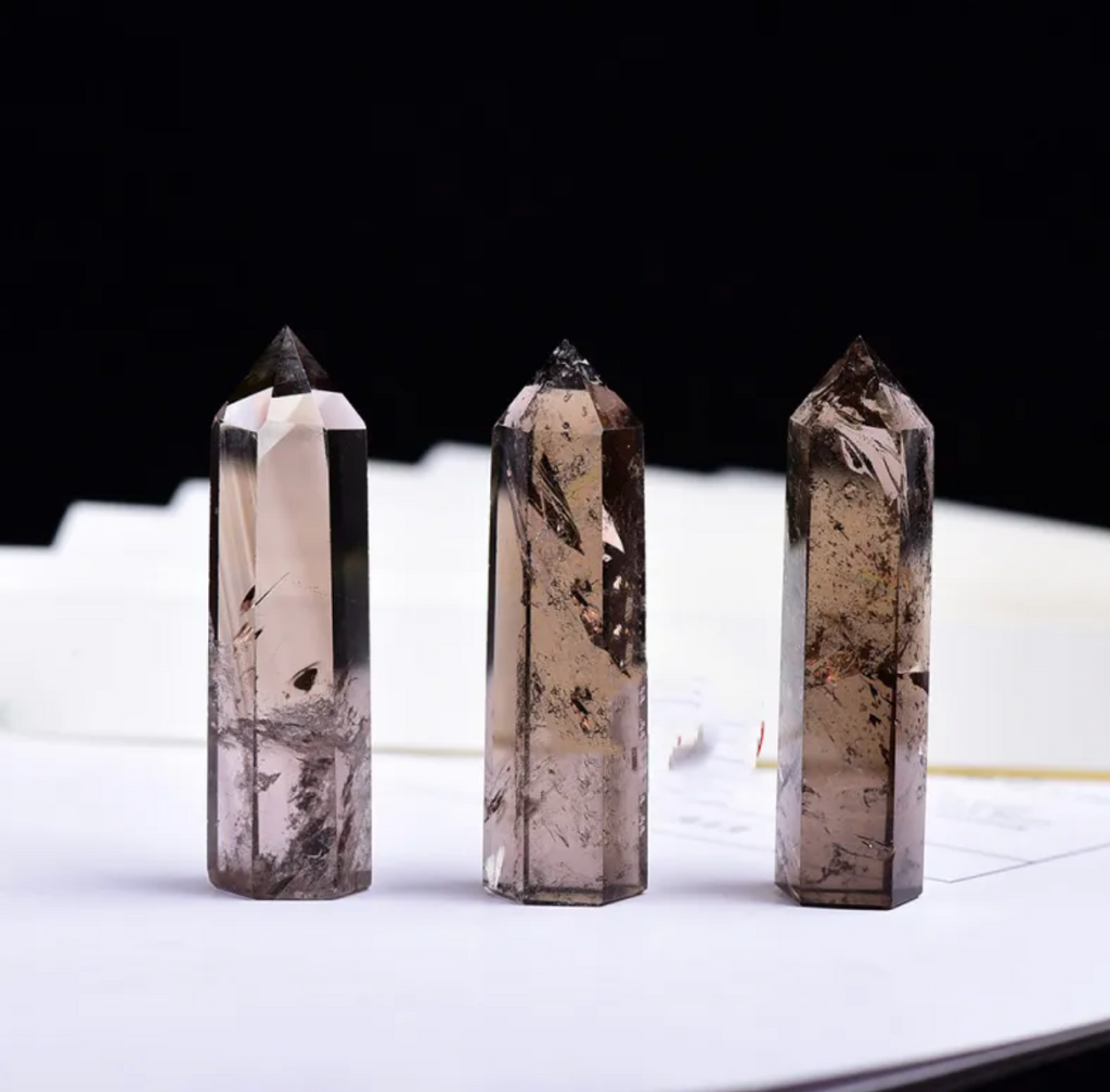 Six-Sided Crystal Energy Column