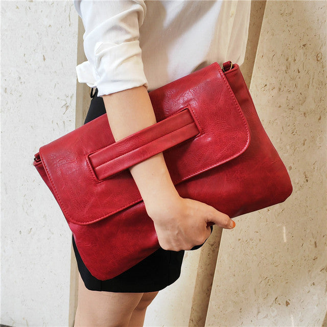 PU Leather Crossbody Clutch Bag for Women
