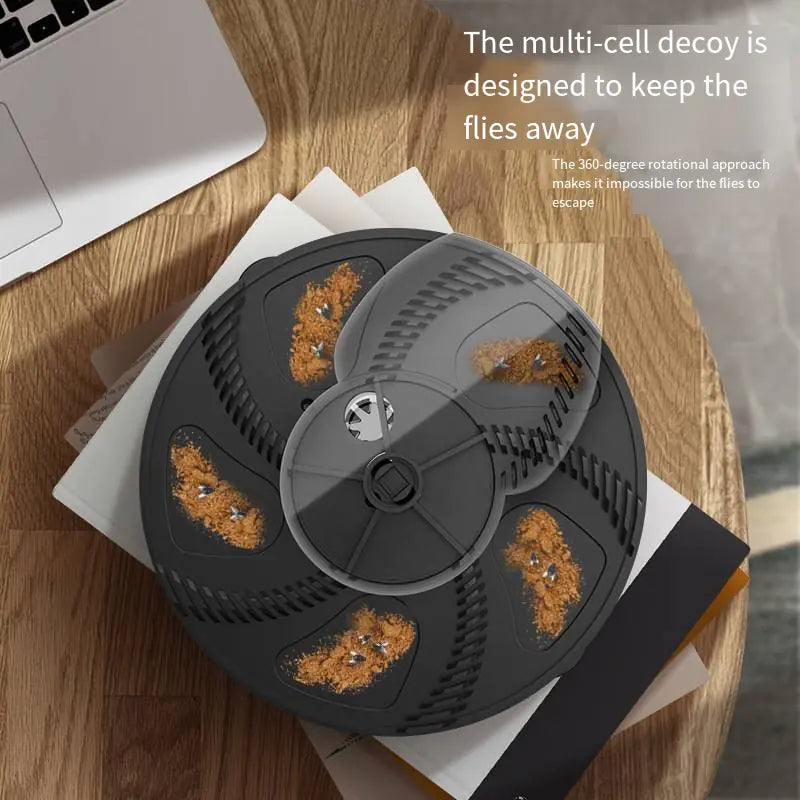 Automatic Mute Rotary Fly Trap for Home Use