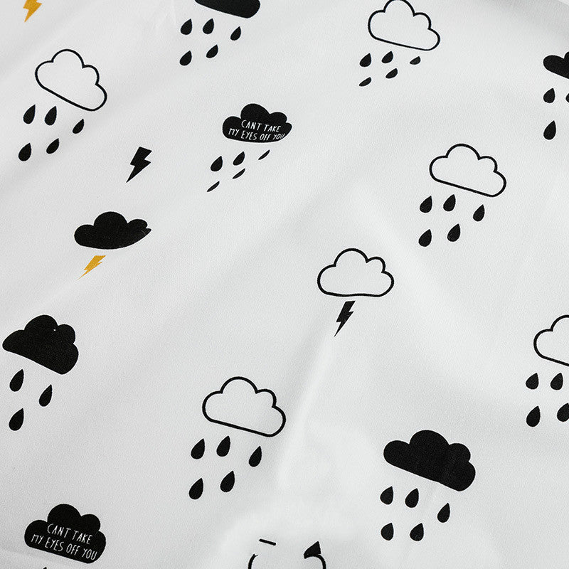 100% Cotton Twill Cartoon Print Fabric and Pillowcase