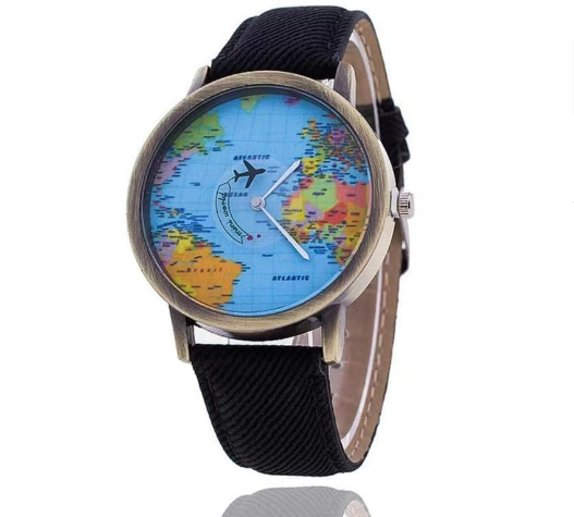 Denim Fabric Women's Watch