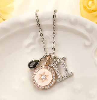 Zodiac Constellation Necklace, Choker, Fashion Jewelry
