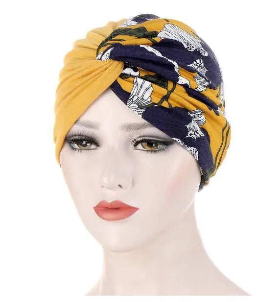 Double-Layer Turban Hat