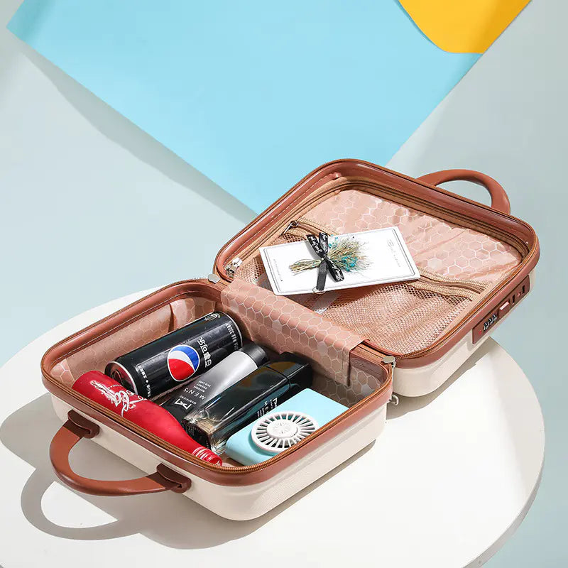 14-Inch Mini Bear Makeup Case with Handle