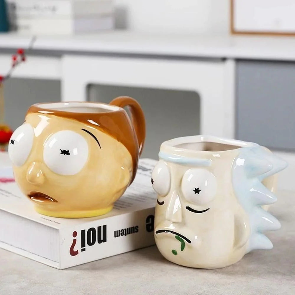Rick and Morty 3D Large Capacity Ceramic Mugs
