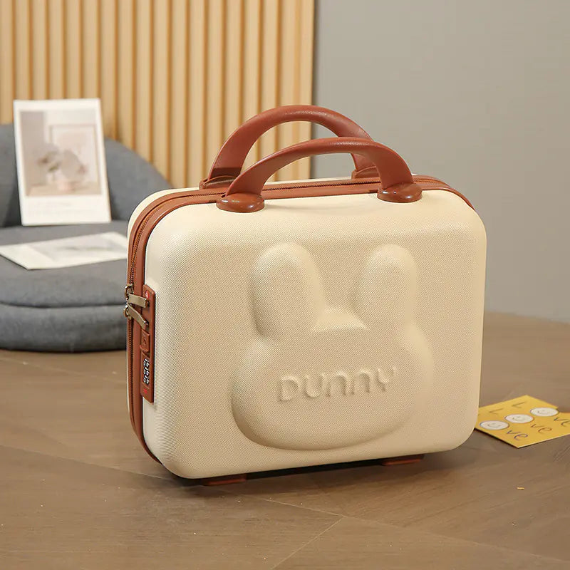 14-Inch Mini Bear Makeup Case with Handle