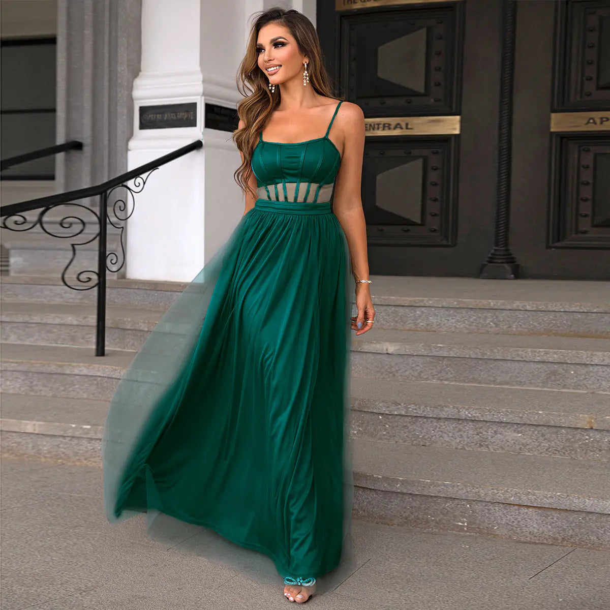Summer Elegant Sheer Mesh Dress for Women