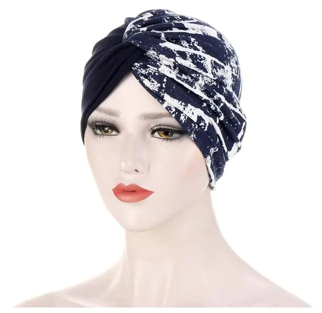 Double-Layer Turban Hat