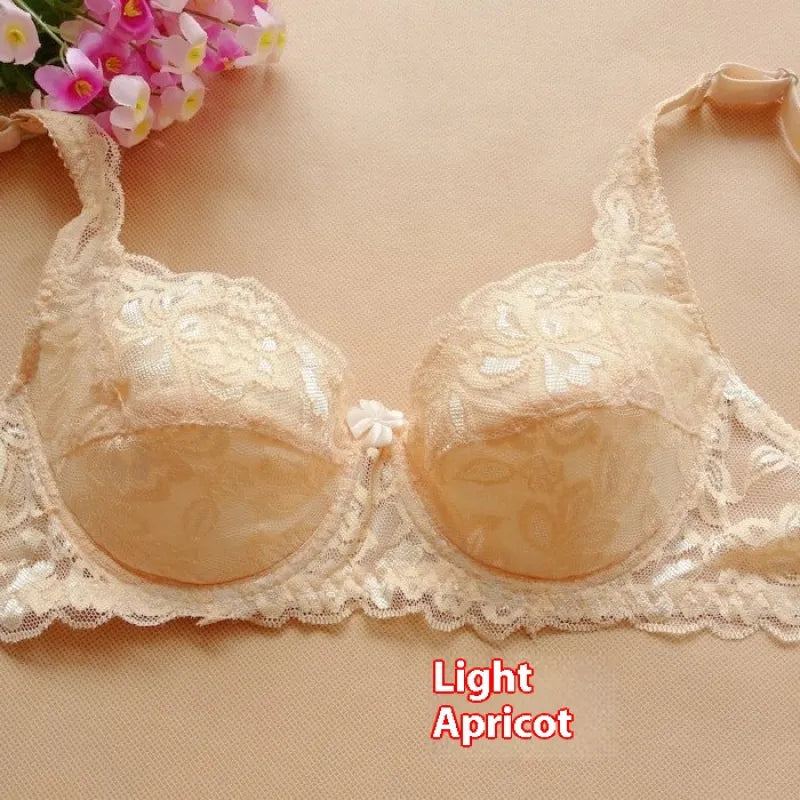 Breathable  Lace Push Up Bra Set