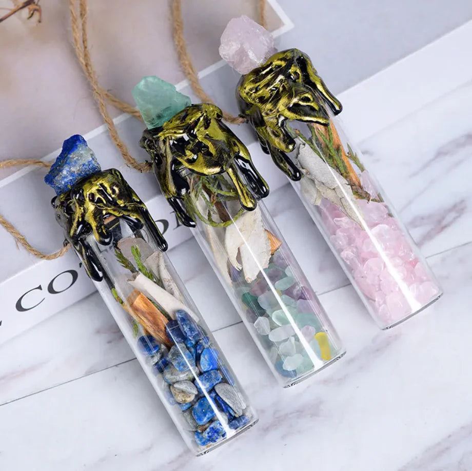 Seven-Color Rough Stone Drift Bottle