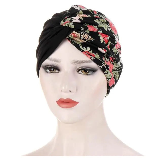 Double-Layer Turban Hat