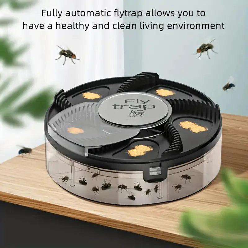 Automatic Mute Rotary Fly Trap for Home Use