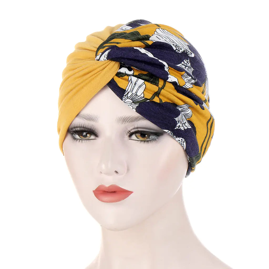 Double-Layer Turban Hat
