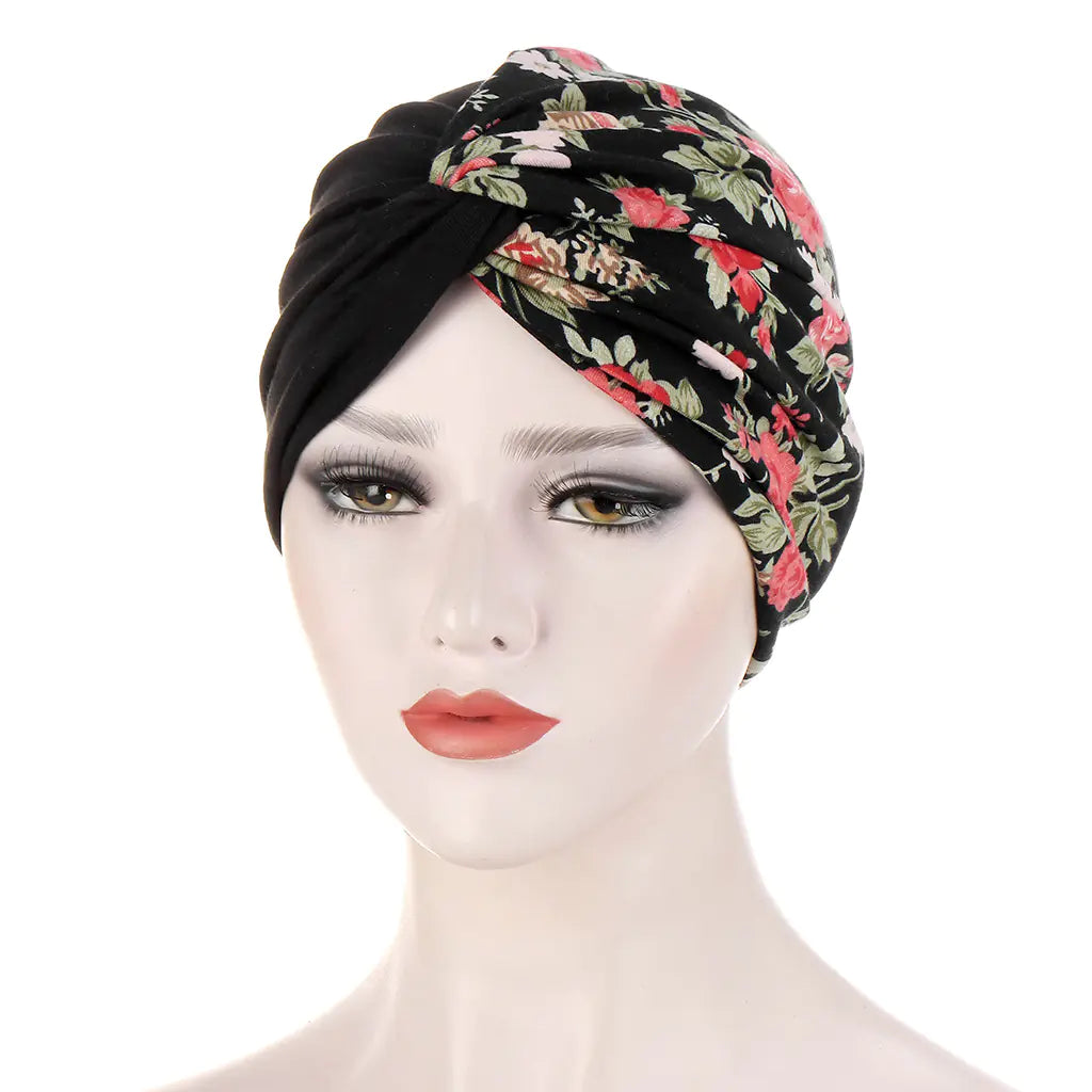 Double-Layer Turban Hat