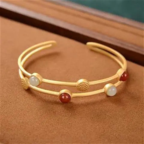 Women's Round Sapphire Fashion Bracelet