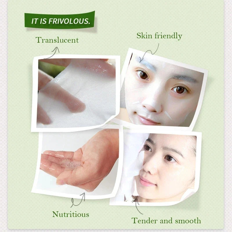 30pcs Natural Plant Extract Facial Sheet Mask Set – Moisturizing, Oil Control, Anti-Aging Skin Care Treatment