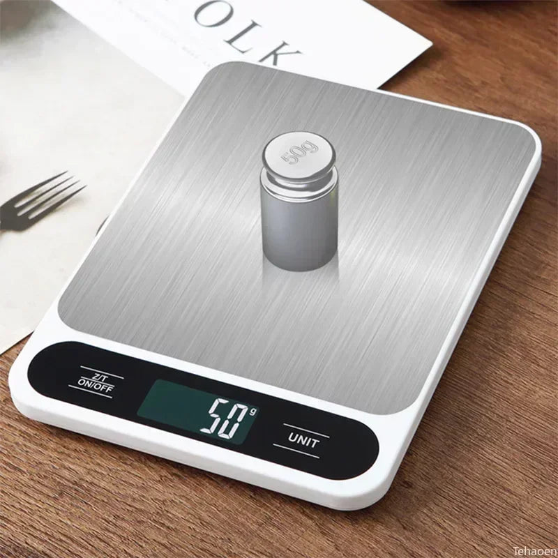 Digital Kitchen Scale 10Kg/1g Weight Scale Usb Food Coffee Scales Smart Electronic Waterproof Digital Scale For Baking and Cook