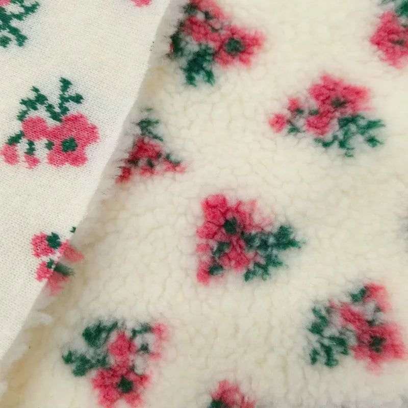 160x50cm Thick Lamb Wool Fabric