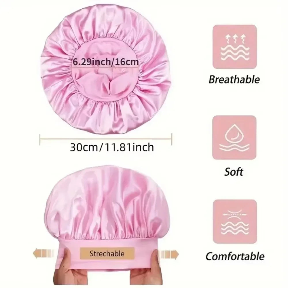 Silk Heatless Curling Headband – No-Heat Overnight Hair Rollers for Effortless Waves